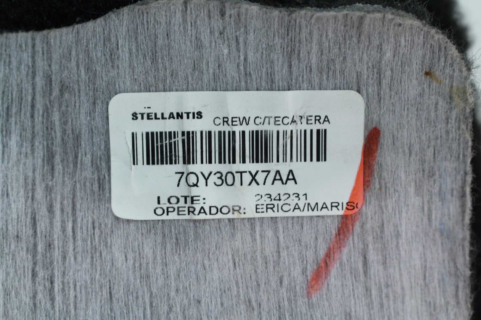 2019 - 2024 Ram HD 2500 3500 OEM Replacement Carpet, Crew Cab, Black 7QY30TX7AA