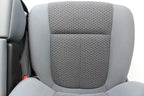 1999-2016 Ford Super Duty Steel Gray Cloth Seats with Center Console Jump Seat