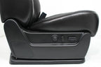 2007 - 2014 Sierra Chevy Silverado Front Seats, LTZ Black Leather Heated Cooled