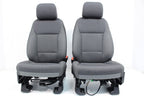 2021 - 2026 Ford F150 Super Duty Front Seats, XLT Gray Cloth 8-Way Power Driver