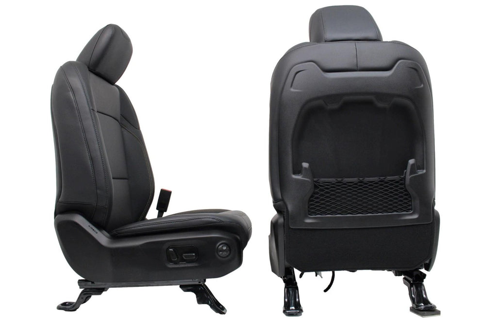 18-25 Jeep Wrangler JL Gladiator JT Heated Power Leather Seats Black NEW OEM