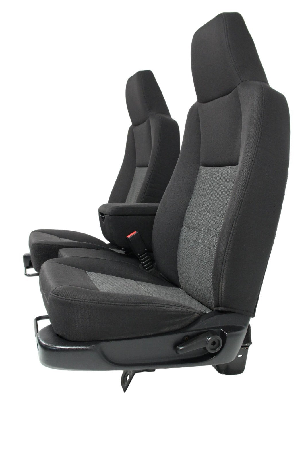 1998 - 2009 Ford Ranger Seats, 60-40 Split Bench, Black Gray Cloth, Extended Cab