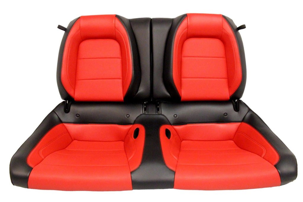2015 - 2023 Ford Mustang Seats Set, GT Premium Coupe - Showstopper Red Leather