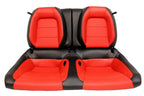 2015 - 2023 Ford Mustang Seats Set, GT Premium Coupe - Showstopper Red Leather