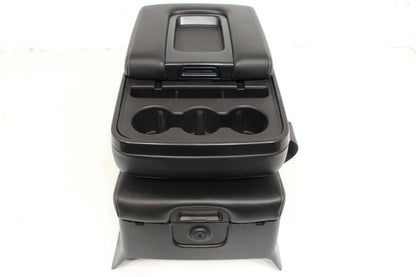 2014 - 19 Chevy Silverado GMC Sierra Black Leather Folding Jump Seat Console Kit