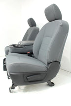 2009 - 2018 Dodge Ram 1500 2500 3500 Grey Cloth Bucket Seats Jump Seat Console