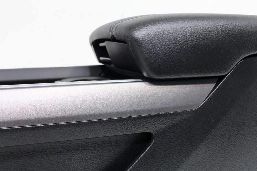 2019 - 2026 DT Ram 1500 Center Console, Black Leather w/ Logo, Wireless Charging