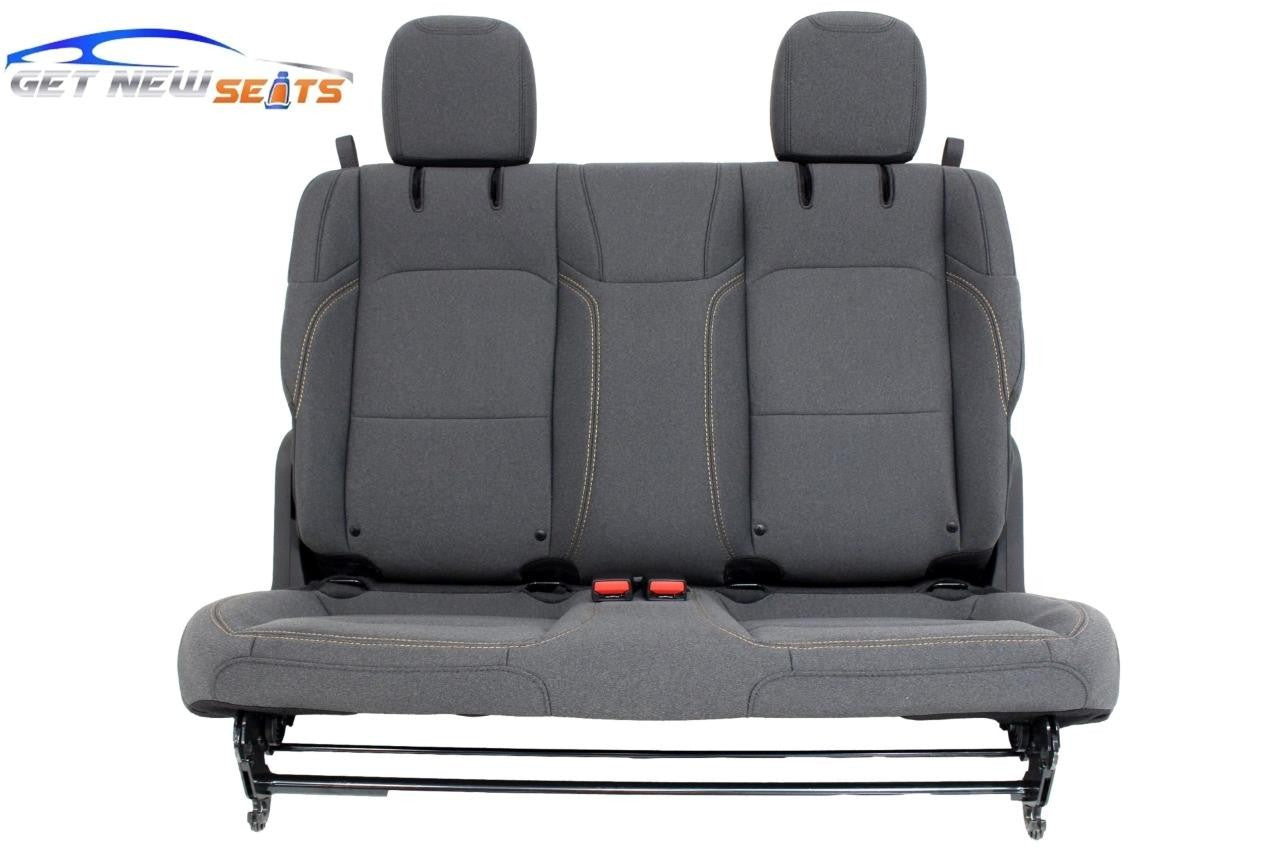 2019 - 2024 Jeep Wrangler JL 2-Door Dark Gray YY4 Cloth Rear Bench Seat MINT OEM