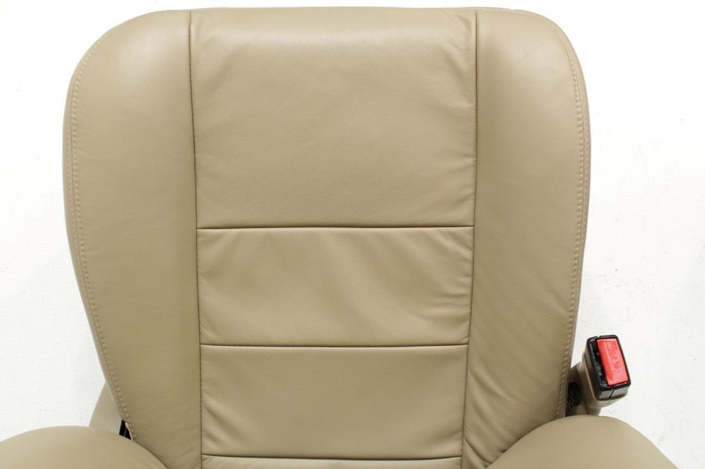 1999 - 2007 Ford Super Duty Front Bucket Seats, Tan Leather Power Heat Lariat