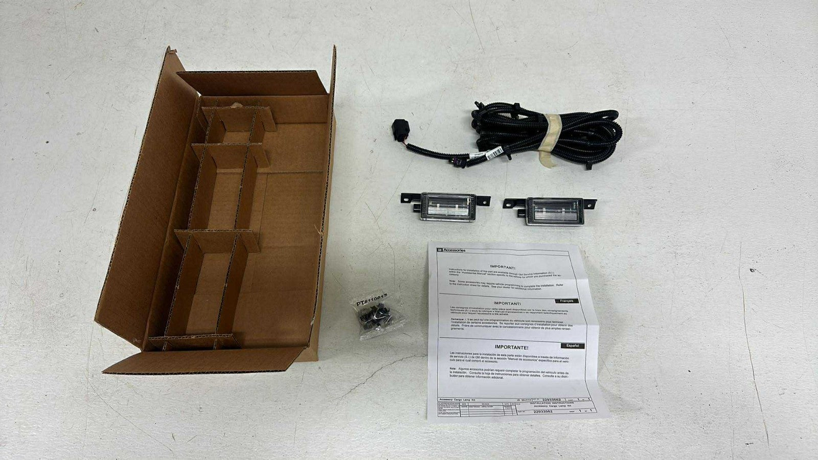 2014 - 2019 Silverado Sierra Perimeter Bed Cargo Light Lighting Kit OEM 23295942