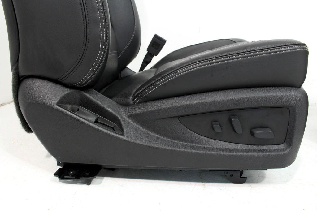 2015-2017 GMC Yukon Denali Front Seats, OEM Black Leather Heated Cooled