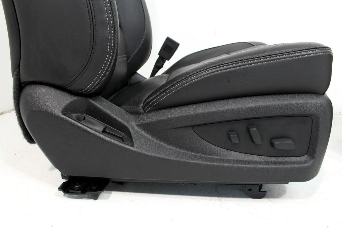 2015-2017 GMC Yukon Denali Front Seats, OEM Black Leather Heated Cooled