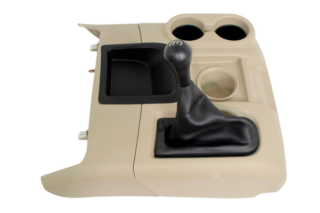 OEM 2013 - 2018 Dodge RAM Diesel Lower Floor Console, Cupholder & Shifter, Tan