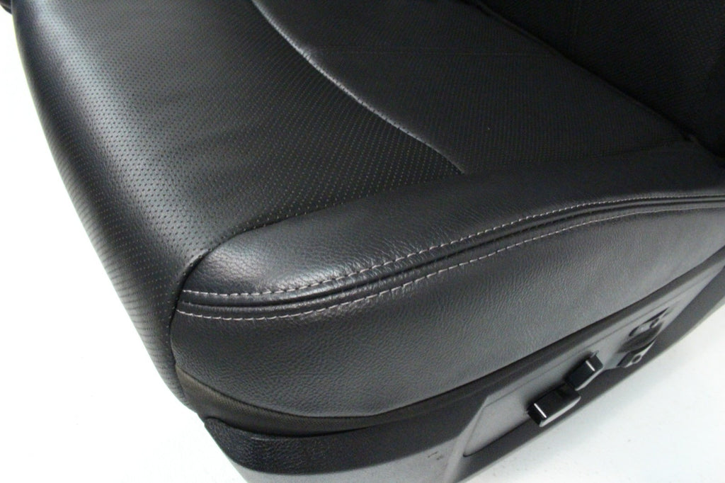 2002 - 2018 Ram Front Seats, Laramie Black Leather Heated Cooled w/ Memory