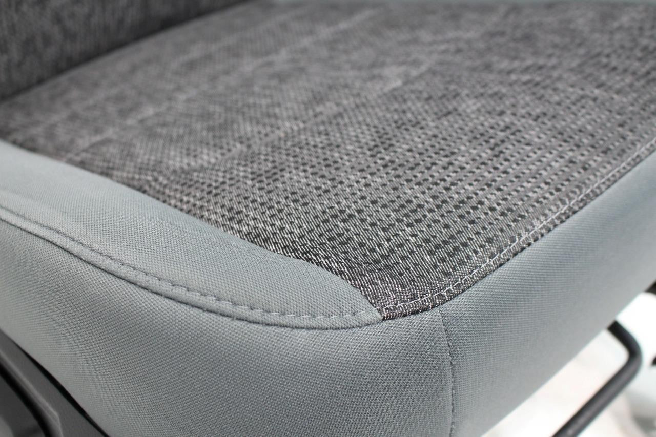 2009 - 2018 Dodge Ram Front Bench Seat, Powered w/ Center Jumpseat, Diesel Gray