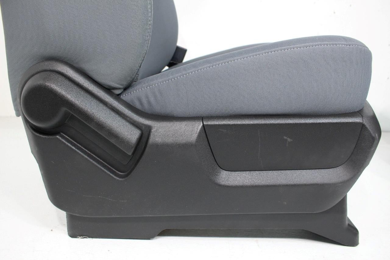 2011 - 2016 Ford Super Duty Front Seats, XL Gray Cloth Manual Fits 99+ F250 F350