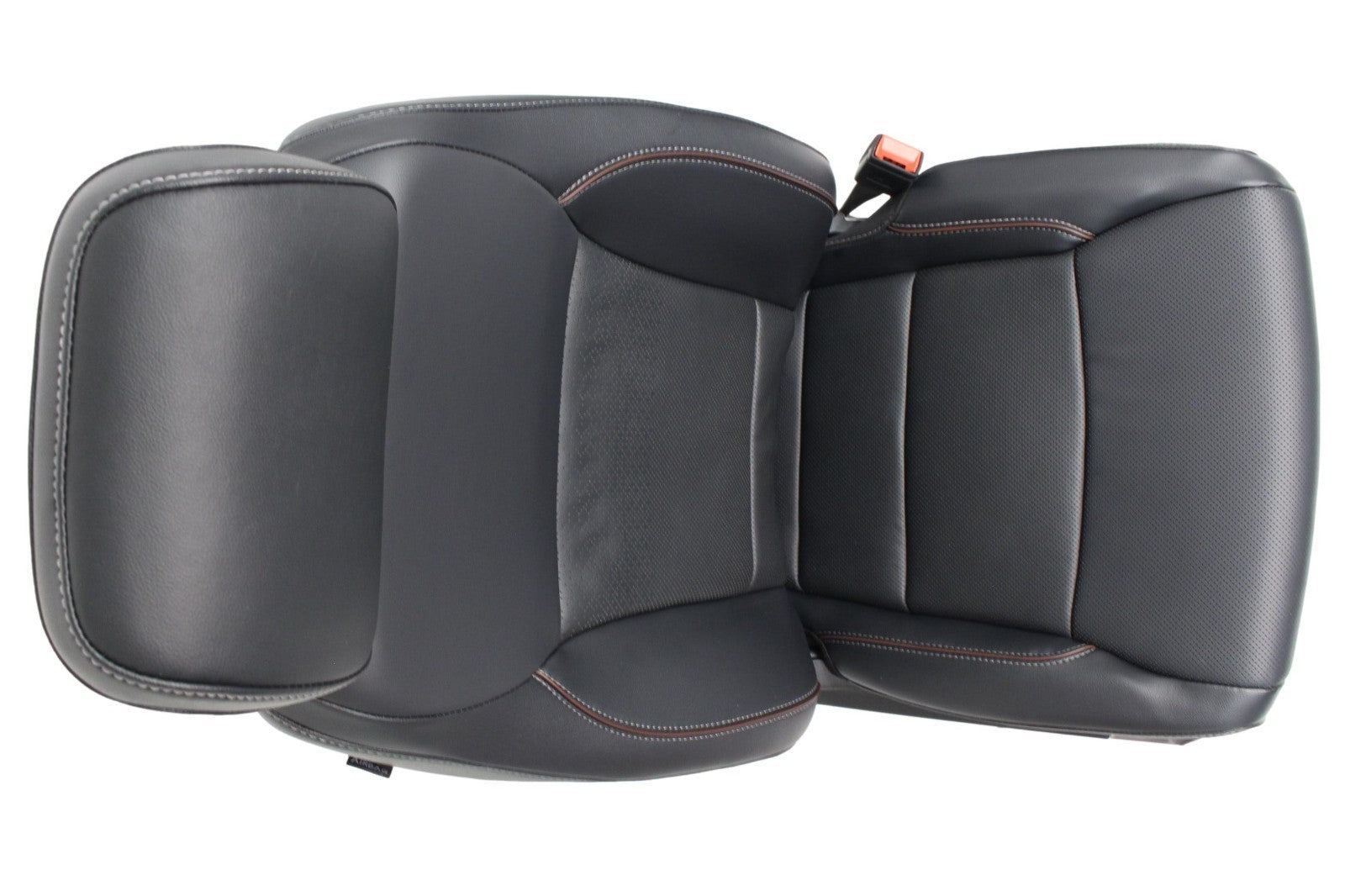 2023+ Ford Super Duty Seats Set, Crew Lariat Sport Black Leather Brown NEW