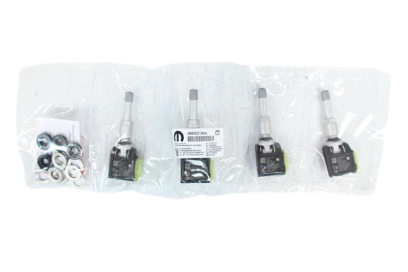 2023 - 2026 Mopar Genuine OEM Ram Trailer TPMS Tire Sensor Kit P68600218AA