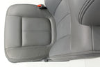 2009 - 2014 Ford F150 Front Seats, XLT Steel Gray Leather w/ Power Driver Seat