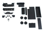 15-22 Ford Truck Center Console & Install Kit w/o Shifter - Black Leather Lariat