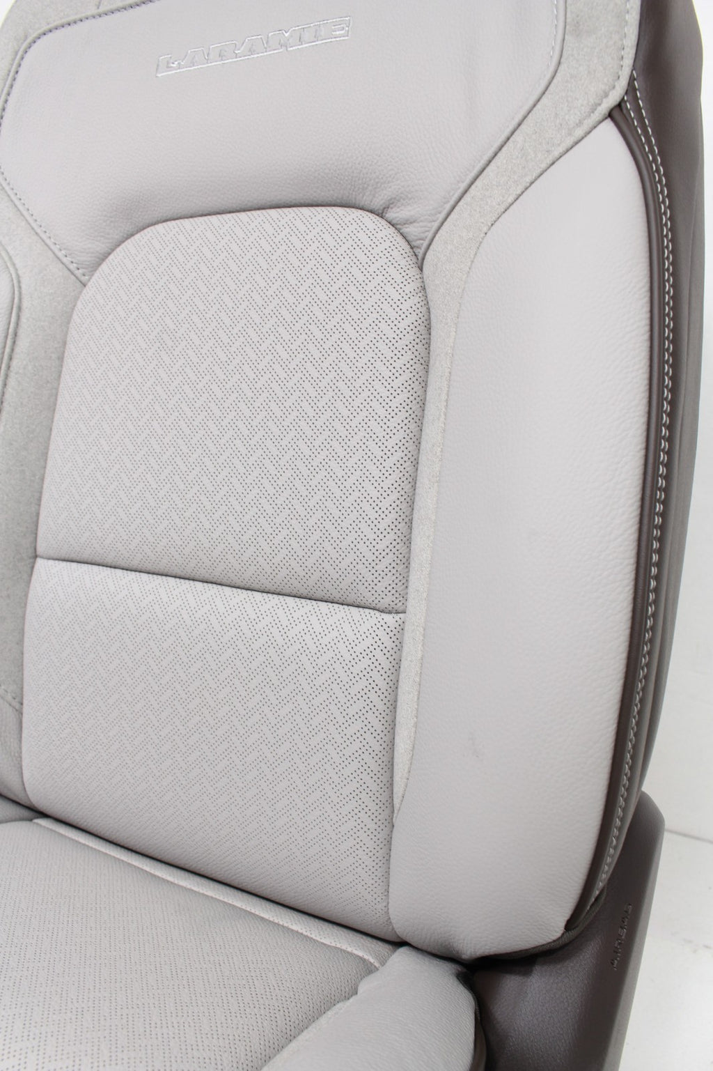 2019 - 2025 Ram 1500 Seats, Crew Cab Set, Laramie Leather, Salt Gray Bison Brown