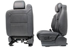 99-06 Sierra Silverado Front Seats, Dark Pewter Leather, Power Lumbar Bolster