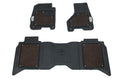 13-18 Ram 1500 2500 3500 Crew Cab OEM Limited Longhorn Hybrid Floor Mats, Brown