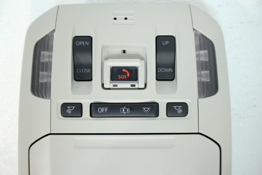 2020 - 2024 Genuine OEM Toyota Highlander Overhead Console w/ Sunroof Controls