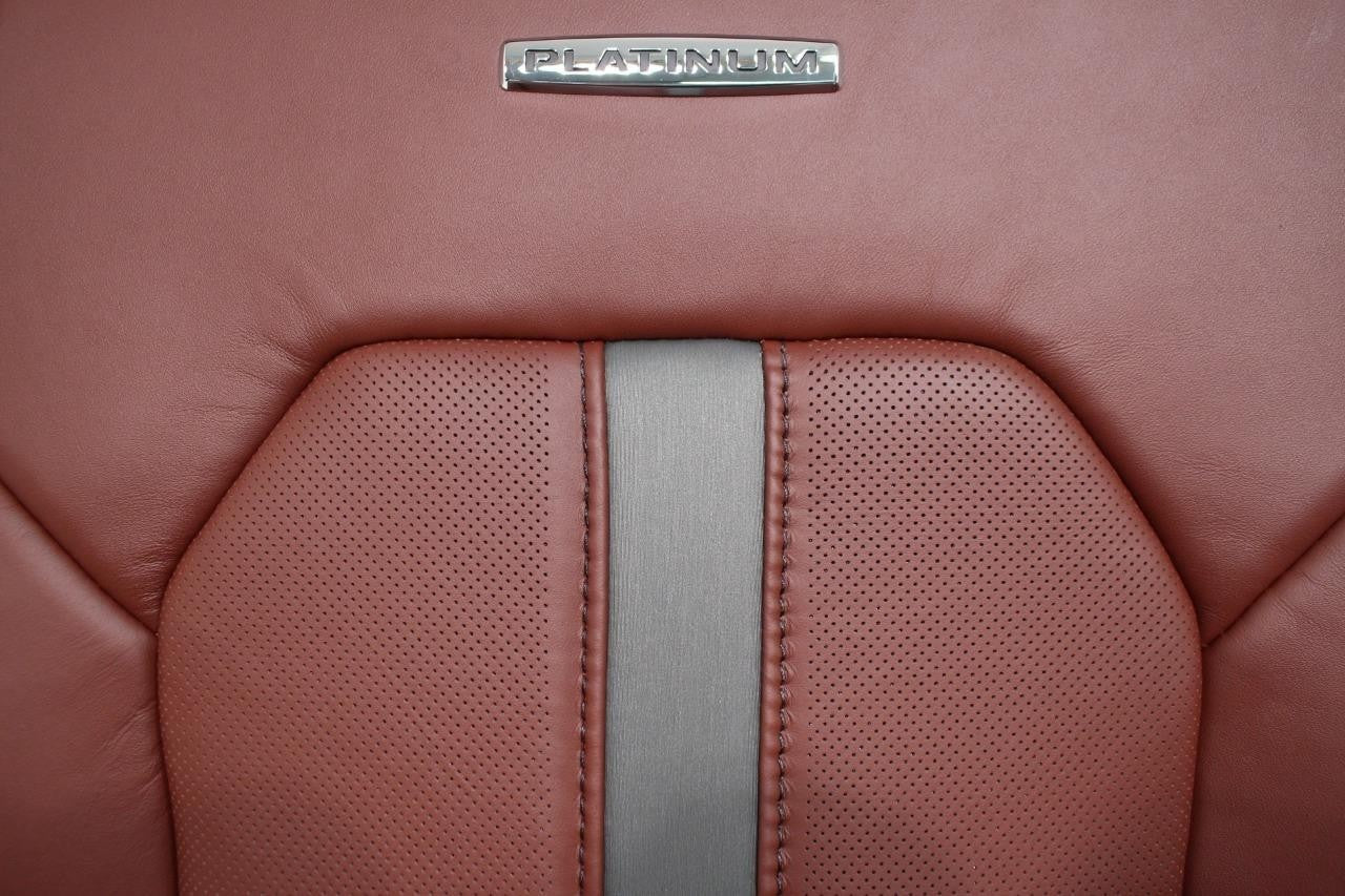 2018 - 2020 Ford F150 & Super Duty Platinum Seats Set, Dark Marsala Leather OEM