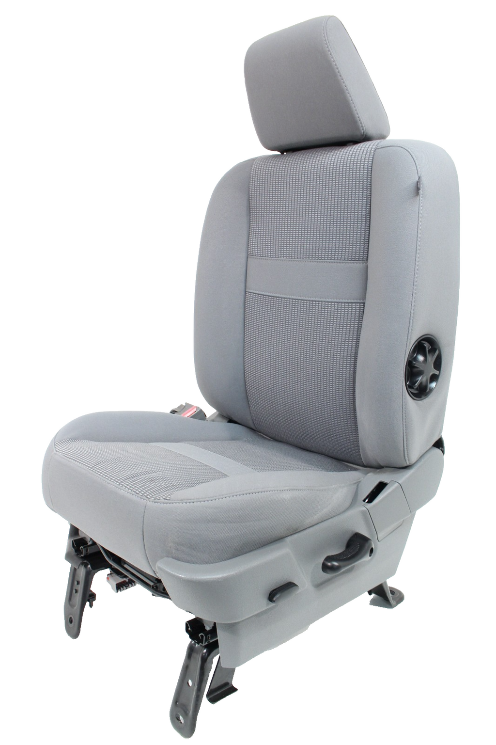 2006 - 2009 Dodge Ram Powered Drivers Seat, OEM YES Slate Gray Cloth w/ Lumbar