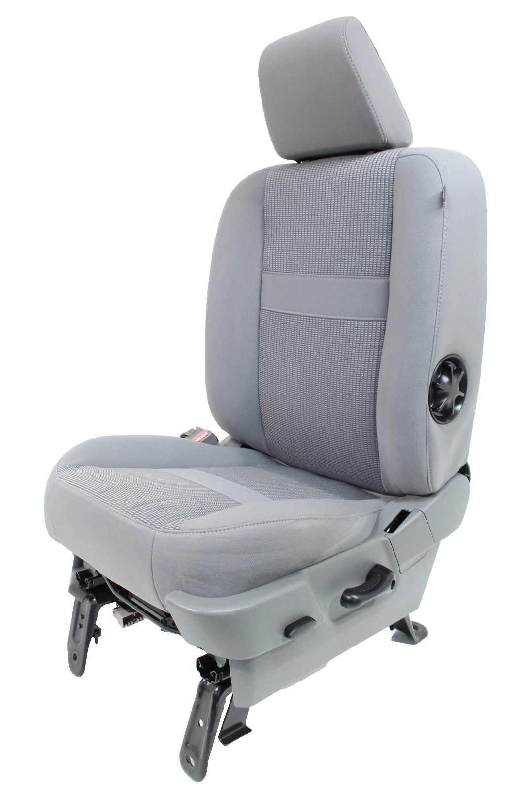 2006 - 2009 Dodge Ram Powered Drivers Seat, OEM YES Slate Gray Cloth w/ Lumbar