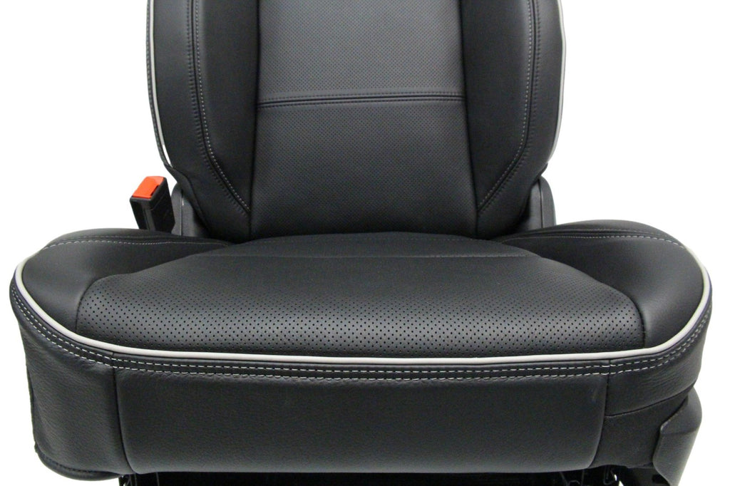 2019 - 2026 Ram 2500 3500 HD Seats Set, Rebel Black Leather Crew Cab Heat Cool