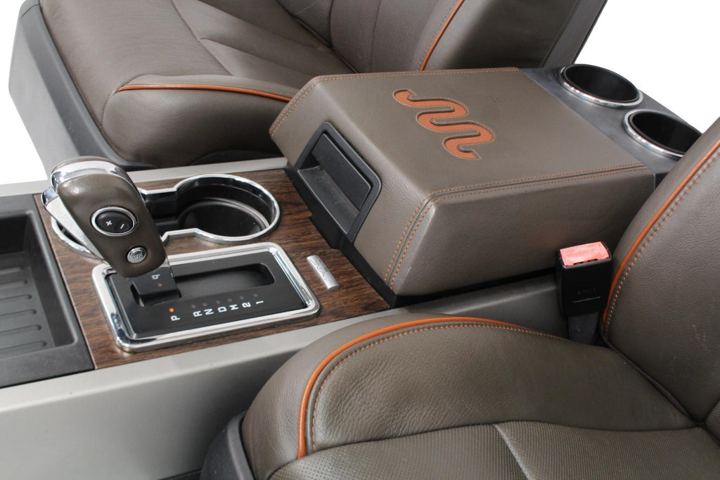 2015 - 2017 Ford Expedition King Ranch Seats 3 Row Set, Mesa Brown Leather OEM