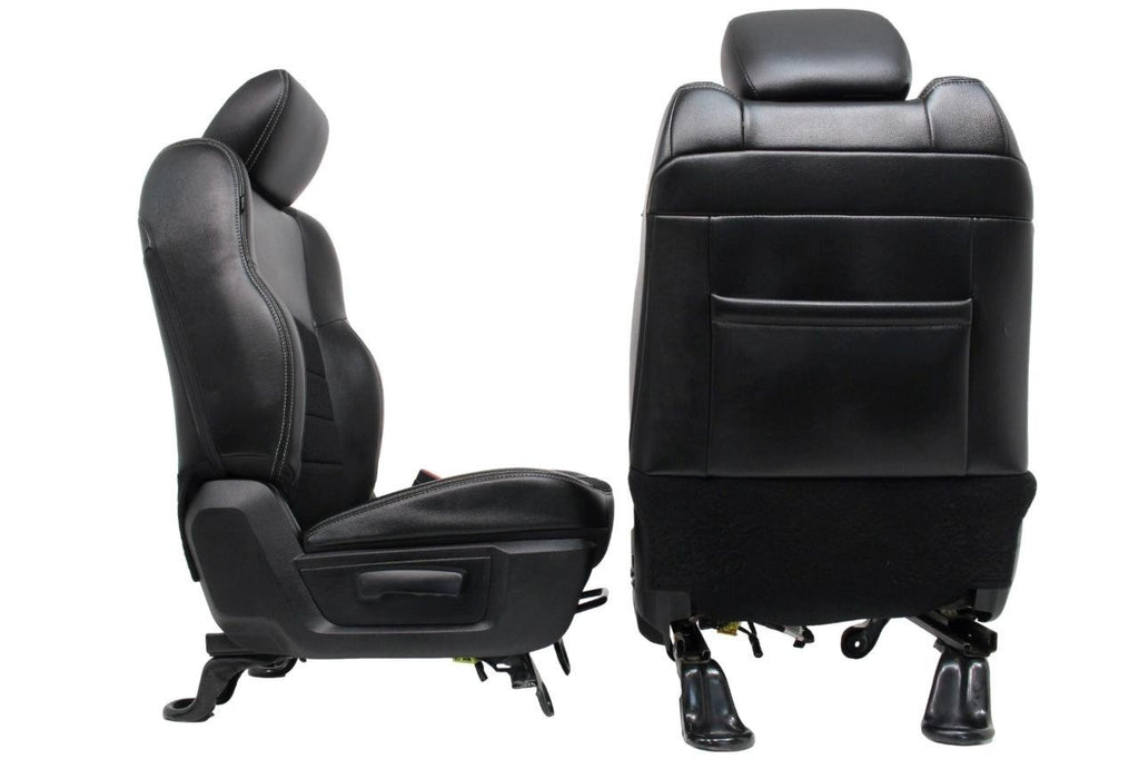 2002 - 2018 Dodge Ram Front Bucket Seats, Sport Black, OEM Powered Heated