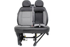 2016 - 2024 Ram Promaster Black & Gray Vinyl Passenger Side Split Bench Seat 60