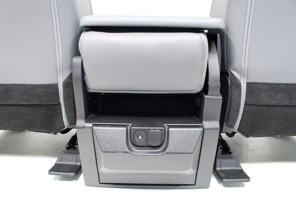 2023 - 2026 Ford Super Duty Front Seats, XL Slate Gray Vinyl Manual w/ Jumpseat