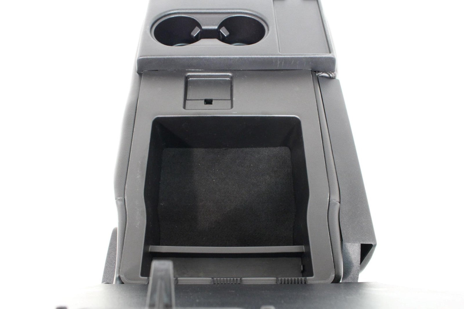 15-24 Ford F150 F250 F350 Super Duty Jump Seat Center Console Black Leather Kit