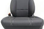 2015+ Ford F150 & Super Duty Seats, Manual STX Black Cloth w/ Lime Green Stitch