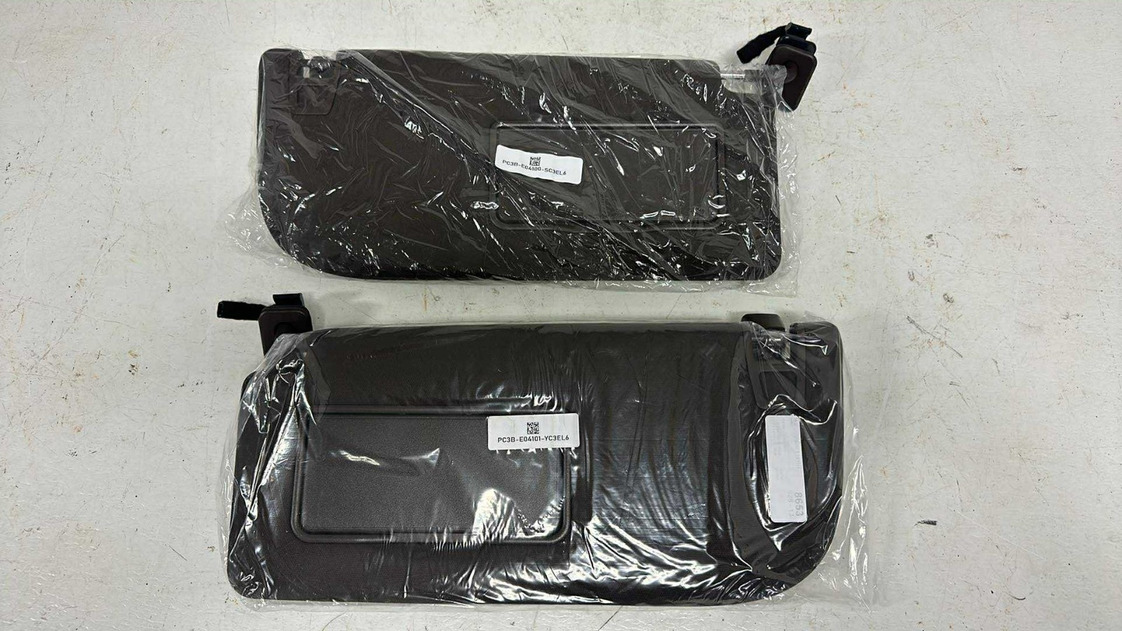 2023 - 2025 Ford Super Duty King Ranch OEM Sun Visor Set, LH RH Pair, Java Brown