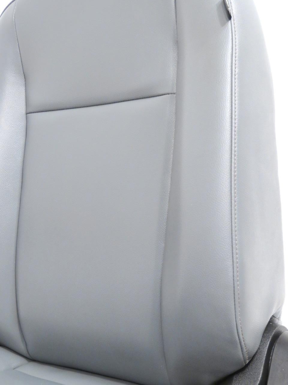 2015 - 2026 Ford Transit Front Seats, Pewter Gray Vinyl, Manual w/  Armrest
