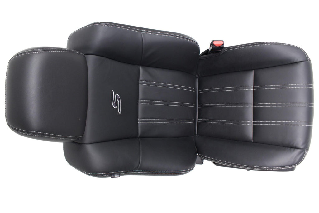 2011 - 2023 Chrysler 300 S Black Leather Front Seats, White Stitching, Heated