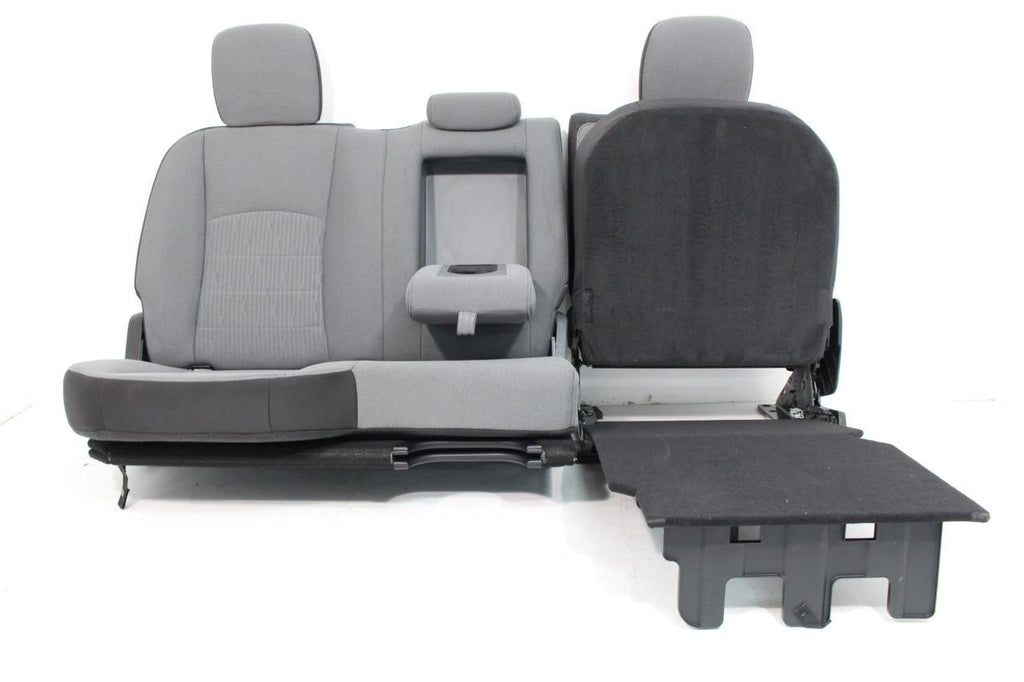 2019-2024 Ram Classic Rear Seats, Crew Cab 60/40 Gray Cloth w/ Armrest, Fits 02+