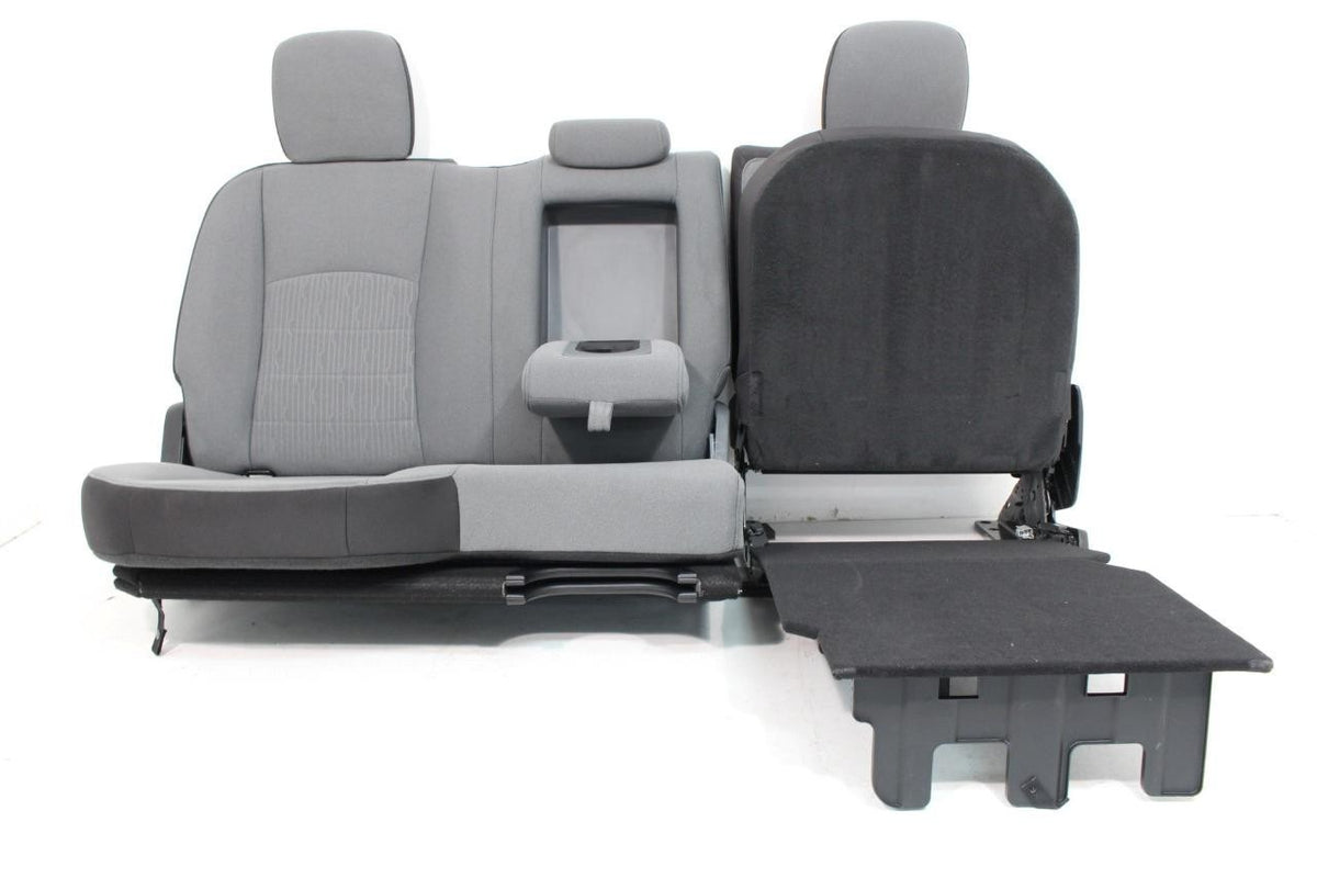 2019-2024 Ram Classic Rear Seats, Crew Cab 60/40 Gray Cloth w/ Armrest, Fits 02+