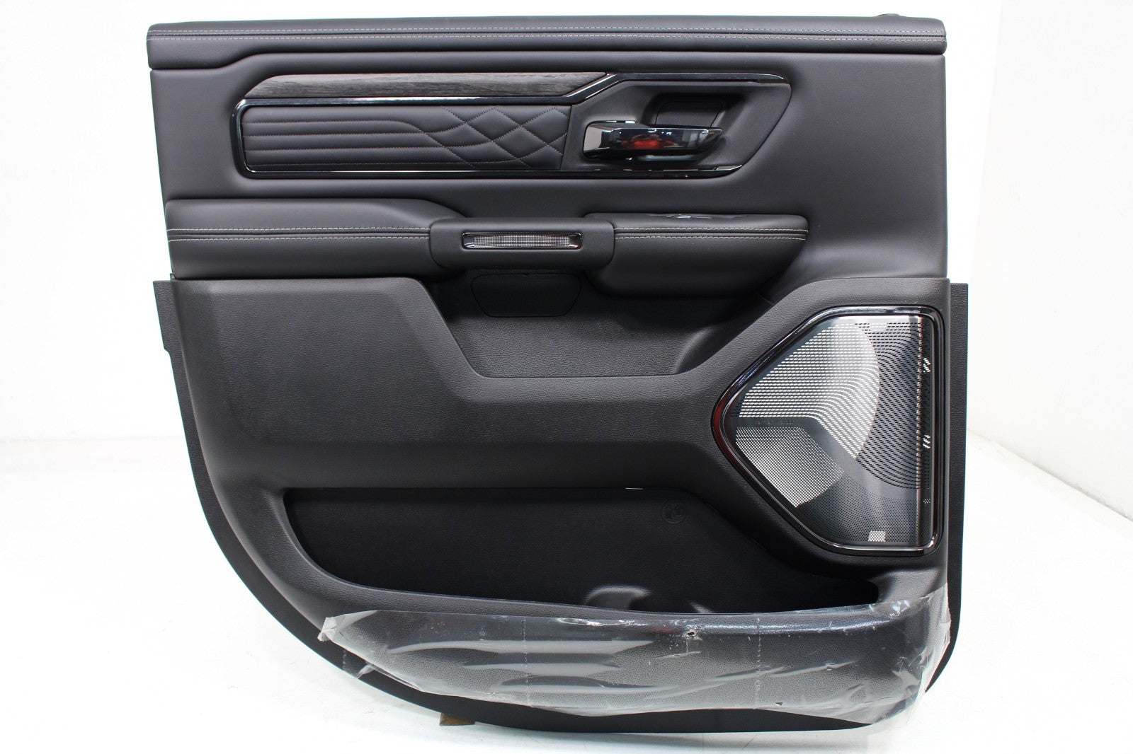 2019-2026 Ram 1500 Interior Seats Console Panels, Limited Quilted Black Leather