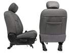 2009 - 2018 Dodge Ram Seats Set Crew Cab, Alea Gray Leather w/ OEM Power Driver