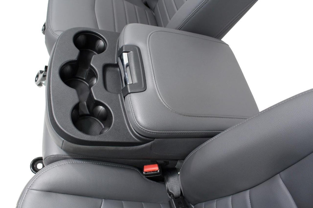 2009 - 2018 Dodge Ram Front Seats, Gray Vinyl Manual Bench w/ Center Fits 2002+
