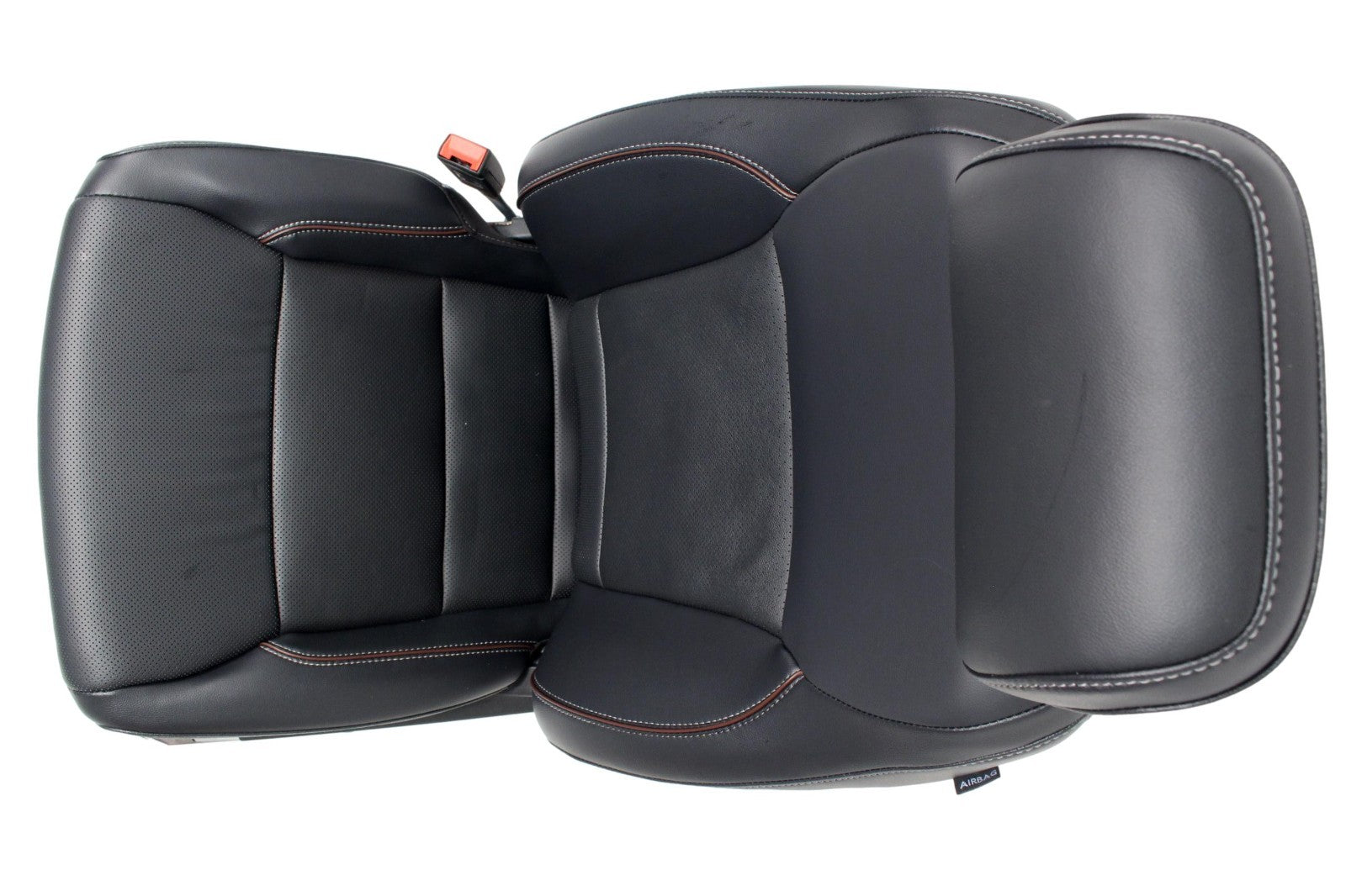 2021+ Ford F150 Super Duty Front Seats, Lariat Sport Black Leather Brown OEM