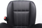 2011 - 2023 Chrysler 300 S Black Leather Front Seats, White Stitching, Heated