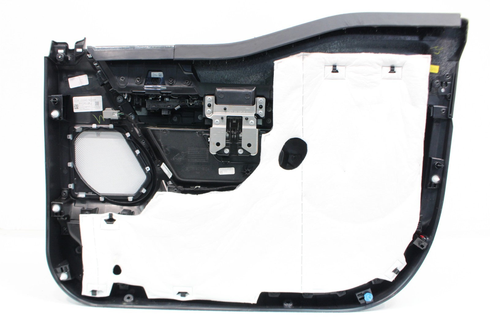 2023-2026 Ford Super Duty Platinum Front Door Panels Set | Black Onyx & Blue OEM