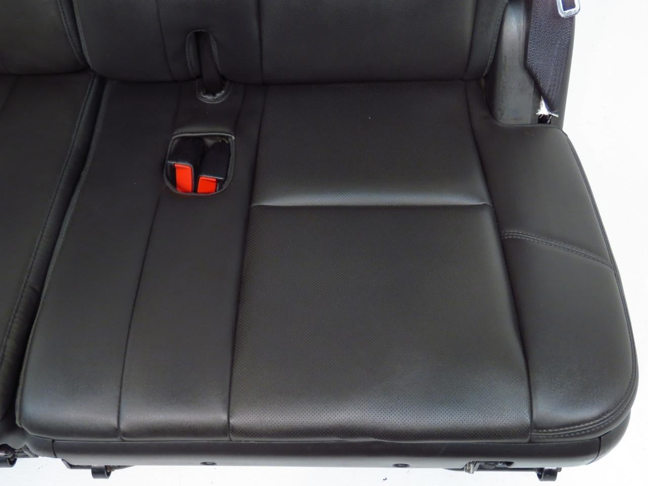 2007 - 2014 Escalade Chevy Suburban Tahoe Third Row Seat LTZ Black Leather Pair